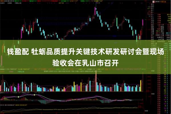 钱盈配 牡蛎品质提升关键技术研发研讨会暨现场验收会在乳山市召开